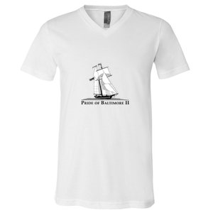 Pride Of Baltimore II V-Neck T-Shirt