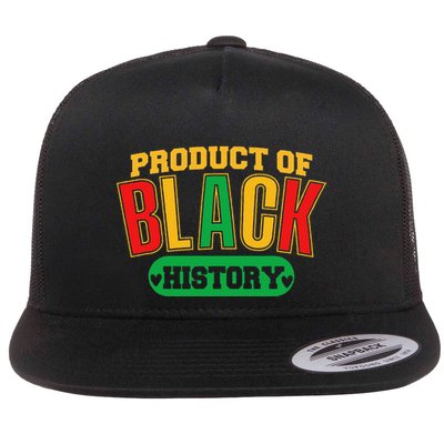 Product Of Black History Pride Empowerment Flat Bill Trucker Hat
