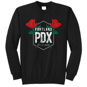 Portland Oregon Badge Pdx Portland Squad Pacific Wonderland Sweatshirt