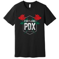 Portland Oregon Badge Pdx Portland Squad Pacific Wonderland Premium T-Shirt