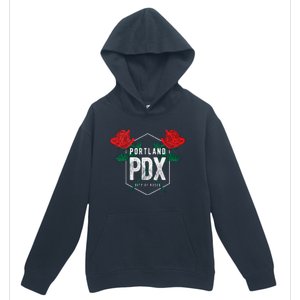 Portland Oregon Badge Pdx Portland Squad Pacific Wonderland Urban Pullover Hoodie