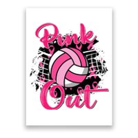 P.I.N.K. Out Breast Cancer Awareness Volleyball Poster