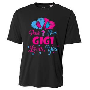 Pink Or Blue Gigi Loves You Gender Reveal Gigi Outfit Cooling Performance Crew T-Shirt