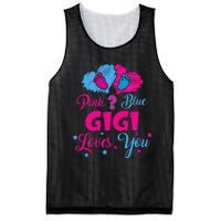 Pink Or Blue Gigi Loves You Gender Reveal Gigi Outfit Mesh Reversible Basketball Jersey Tank