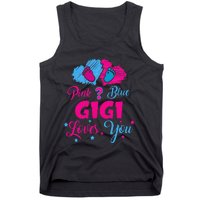 Pink Or Blue Gigi Loves You Gender Reveal Gigi Outfit Tank Top