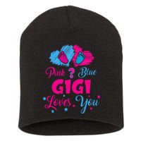 Pink Or Blue Gigi Loves You Gender Reveal Gigi Outfit Short Acrylic Beanie