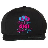 Pink Or Blue Gigi Loves You Gender Reveal Gigi Outfit Wool Snapback Cap