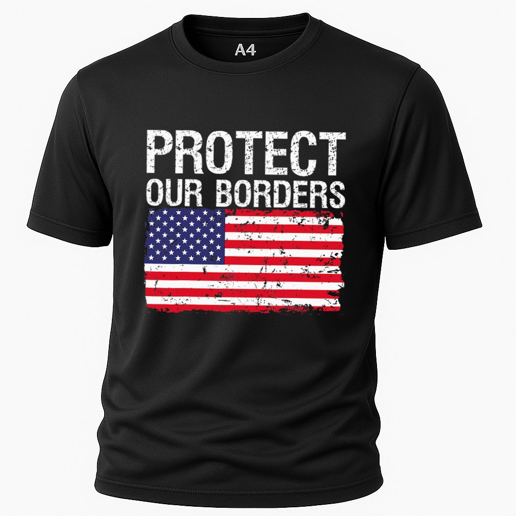 Protect Our Borders Law Enforcement Legal Immigration Performance Shirt