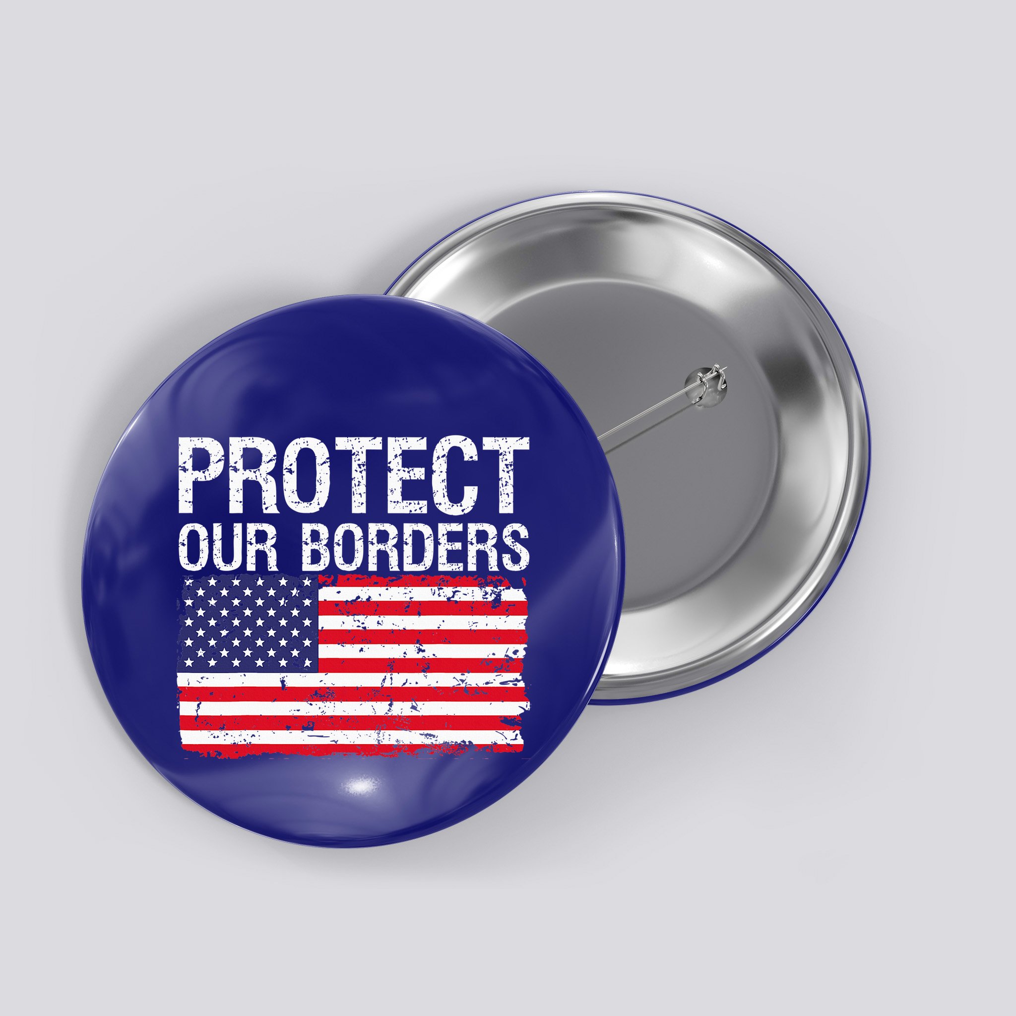 Protect Our Borders Law Enforcement Legal Immigration Button