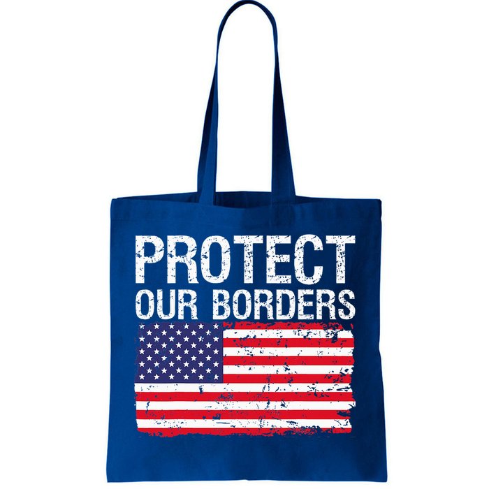 Protect Our Borders Law Enforcement Legal Immigration Tote Bag