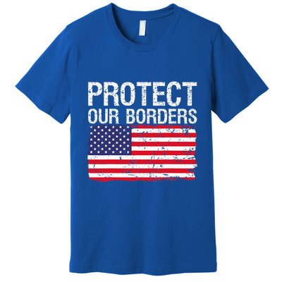 Protect Our Borders Law Enforcement Legal Immigration Premium T-Shirt