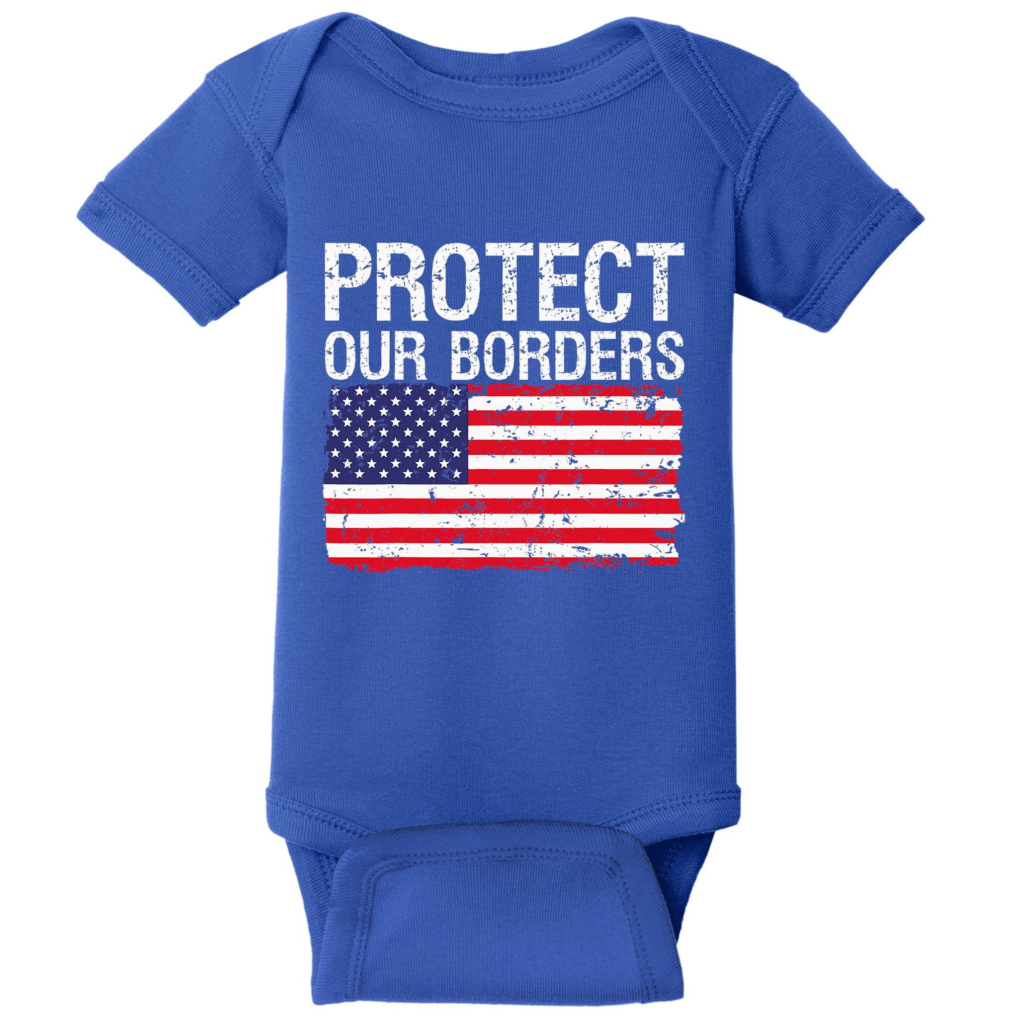 Protect Our Borders Law Enforcement Legal Immigration Baby Bodysuit