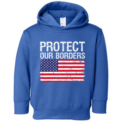 Protect Our Borders Law Enforcement Legal Immigration Toddler Hoodie