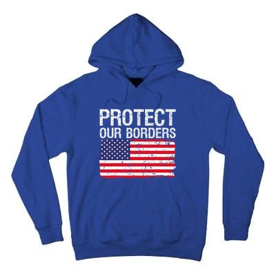 Protect Our Borders Law Enforcement Legal Immigration Tall Hoodie