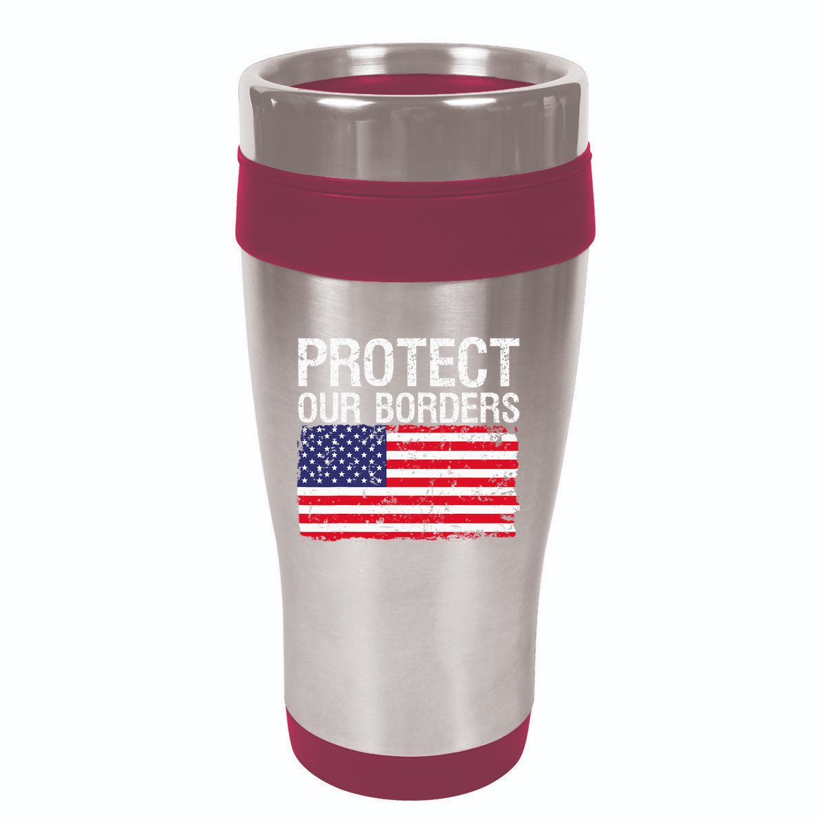 Protect Our Borders Law Enforcement Legal Immigration 16oz Travel Tumbler
