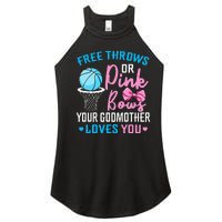 Pink or Blue Godmother Loves You Gender Reveal Mommy Women’s Perfect Tri Rocker Tank