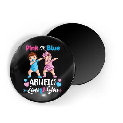 Pink Or Blue Abuelo Loves You Baby Gender Reveal Party Magnet