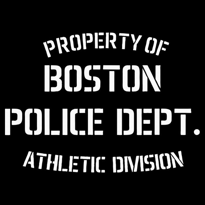 Property Of Boston Police Dept Athletic Division Cooling Performance Crew T-Shirt