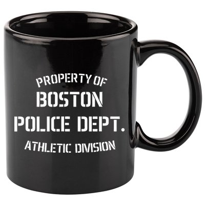 Property Of Boston Police Dept Athletic Division 11oz C Handle Ceramic Mug