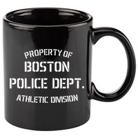 Property Of Boston Police Dept Athletic Division 11oz C Handle Ceramic Mug