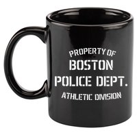 Property Of Boston Police Dept Athletic Division 11oz C Handle Ceramic Mug
