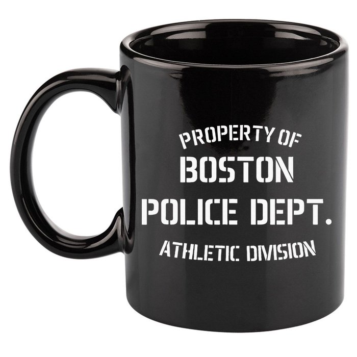 Property Of Boston Police Dept Athletic Division 11oz C Handle Ceramic Mug