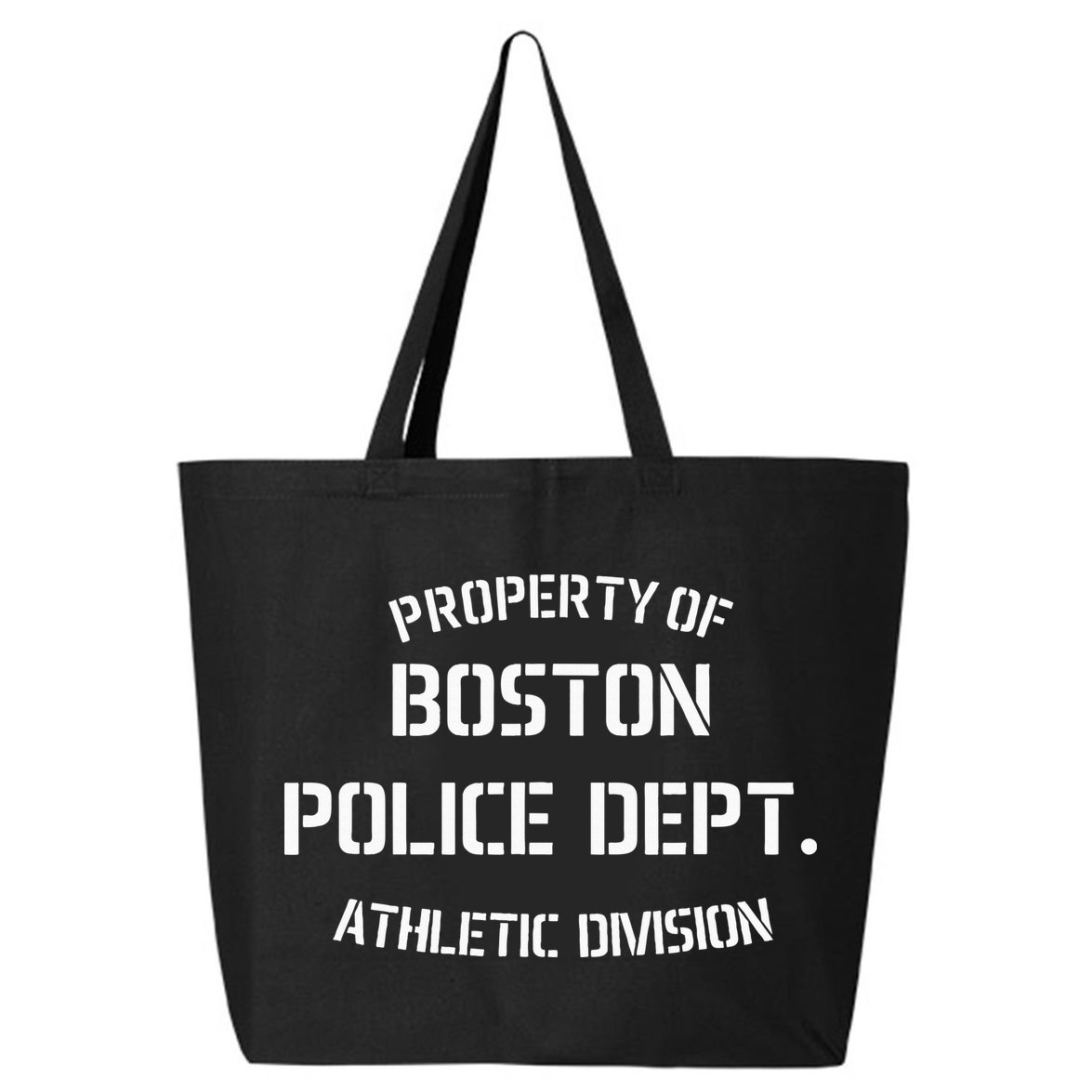Property Of Boston Police Dept Athletic Division 25L Jumbo Tote