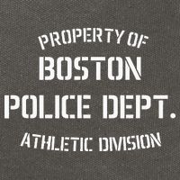 Property Of Boston Police Dept Athletic Division Cotton Canvas Backpack