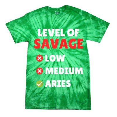 Proud Of Being Aries Zodiac Birthday Bday Celebrants Tie-Dye T-Shirt