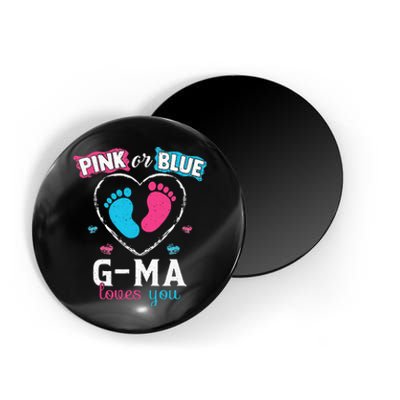 Pink Or Blue Gma Loves You Baby Gender Reveal Gma Magnet