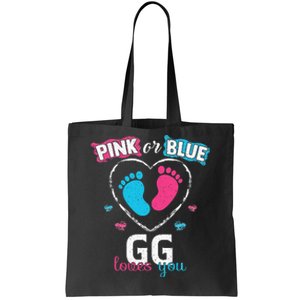 Pink Or Blue GG Loves You Baby Gender Reveal GG Tote Bag