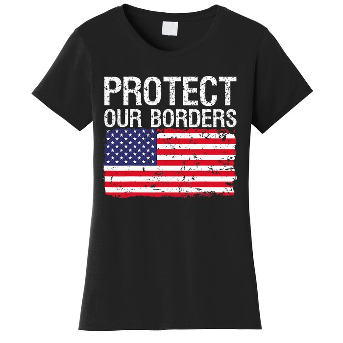 Protect Our Borders Law Enforcement Legal Immigration Women's T-Shirt