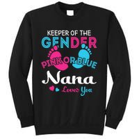 Pink or Blue Nana Loves You Gender Reveal Grandma Sweatshirt