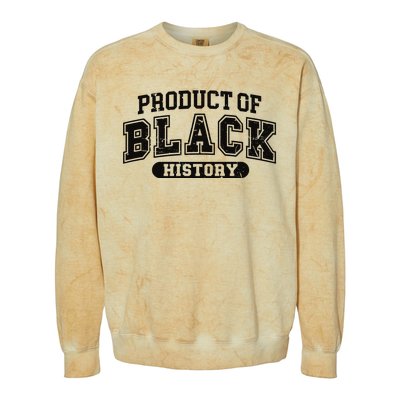 Product Of Black History Month Colorblast Crewneck Sweatshirt