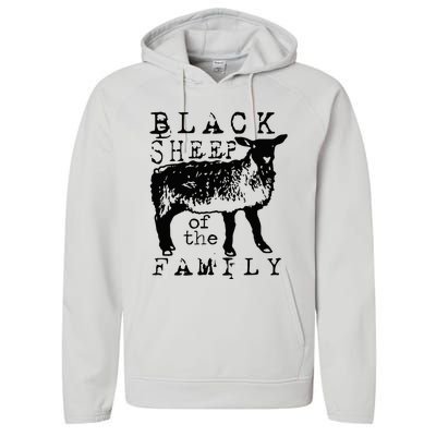 Proud Outcast Black Sheep Of The Family Performance Fleece Hoodie