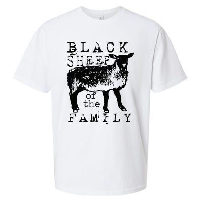 Proud Outcast Black Sheep Of The Family Sueded Cloud Jersey T-Shirt