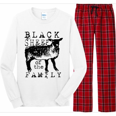 Proud Outcast Black Sheep Of The Family Long Sleeve Pajama Set