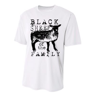 Proud Outcast Black Sheep Of The Family Performance Sprint T-Shirt