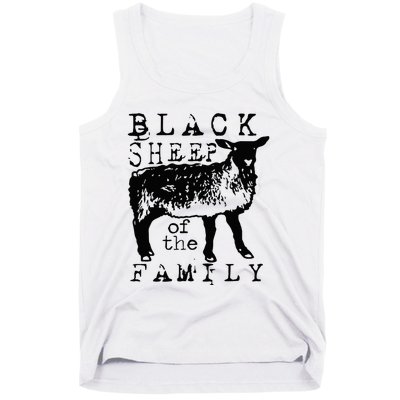 Proud Outcast Black Sheep Of The Family Tank Top