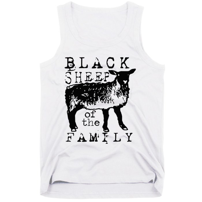 Proud Outcast Black Sheep Of The Family Tank Top