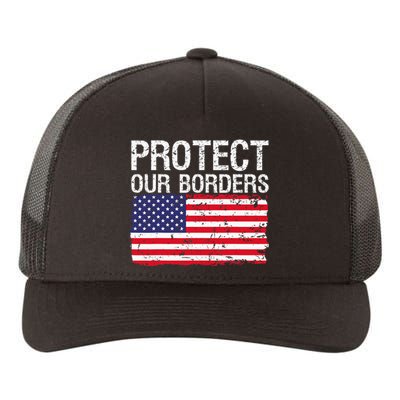 Protect Our Borders Law Enforcement Legal Immigration Yupoong Adult 5-Panel Trucker Hat