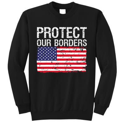 Protect Our Borders Law Enforcement Legal Immigration Sweatshirt