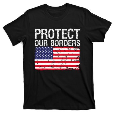 Protect Our Borders Law Enforcement Legal Immigration T-Shirt