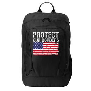 Protect Our Borders Law Enforcement Legal Immigration City Backpack