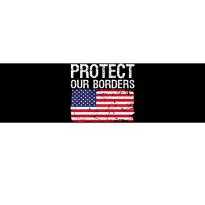 Protect Our Borders Law Enforcement Legal Immigration Bumper Sticker