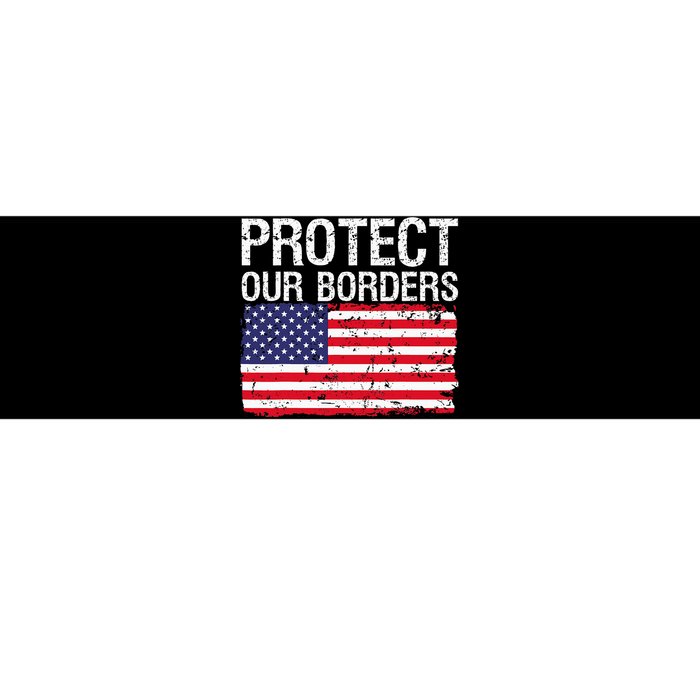 Protect Our Borders Law Enforcement Legal Immigration Bumper Sticker