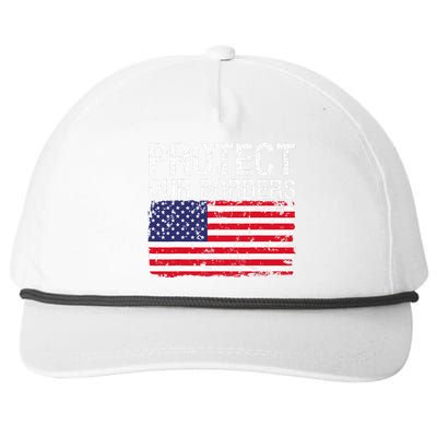 Protect Our Borders Law Enforcement Legal Immigration Snapback Five-Panel Rope Hat