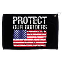 Protect Our Borders Law Enforcement Legal Immigration Grommeted Golf Towel