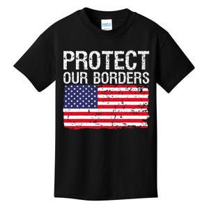 Protect Our Borders Law Enforcement Legal Immigration Kids T-Shirt