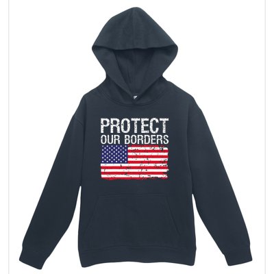 Protect Our Borders Law Enforcement Legal Immigration Urban Pullover Hoodie